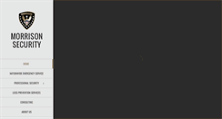 Desktop Screenshot of morrisonsecurity.com